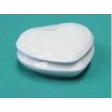 Ref. 04076 -  PORTA JÓIA CORAÇÃO PÉROLA PEQUENO
